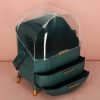 Casket cosmetic organizer cabinet green