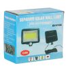 Napelemes mozgás- és alkonykapcsolós lámpa 120 LED-del
