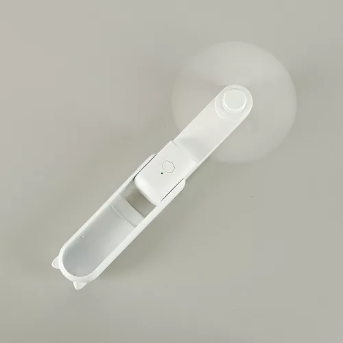 Desktop fan mini handheld folding fan portable USB white