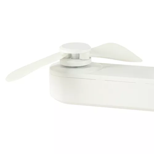 Desktop fan mini handheld folding fan portable USB white