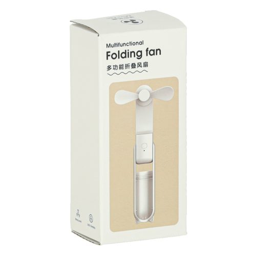 Desk Fan Mini Handheld Folding Fan Portable USB Black