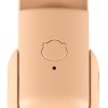 Asztali ventilátor Mini kézi összecsukható ventilátor Hordozható USB rózsaszín
