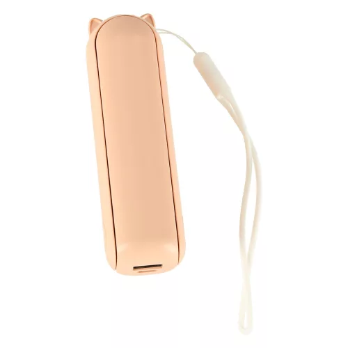 Desk Fan Mini Handheld Folding Fan Portable USB Pink