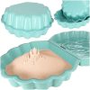 Homokozós zárt medence Shell Twins dupla 2" 1160x87,5x19,5cm menta színű