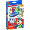 BAMBINO Wooden framed pencils 12 colors + sharpener