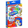 BAMBINO Wooden framed pencils 12 colors + sharpener