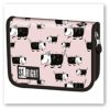 BAMBINO two-snap pen holder pink dogs