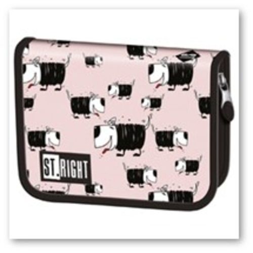 BAMBINO two-snap pen holder pink dogs