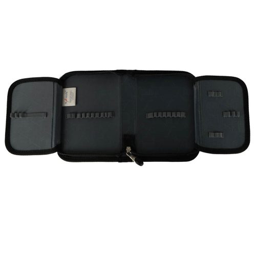 BAMBINO two-snap pen holder pink dogs