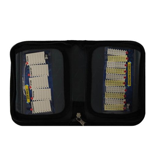 BAMBINO two-snap pen holder pink dogs