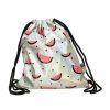 BAMBINO drawstring backpack white pearl watermelon