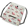 BAMBINO drawstring backpack white pearl watermelon