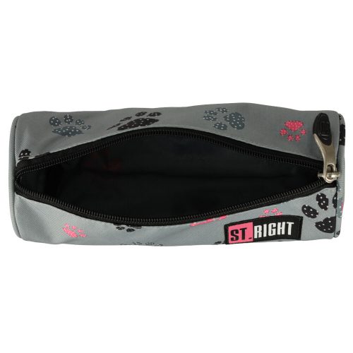 BAMBINO pencil case tuba paws gray