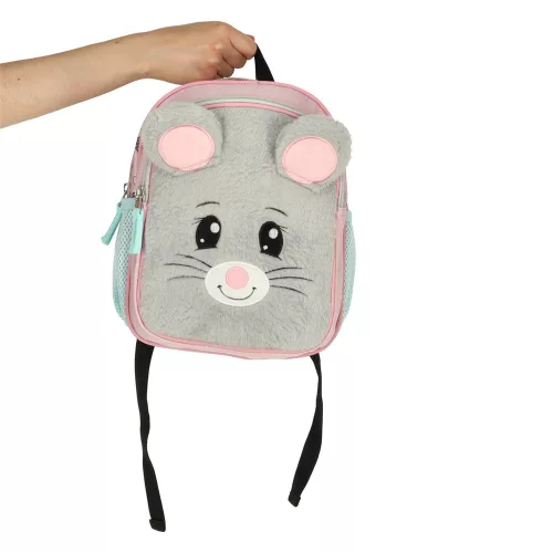 Kindergarten backpack 10.5 inch mouse blue-gray