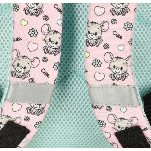 Kindergarten backpack 10.5 inch mouse blue-gray