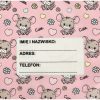 Children's shoe bag mouse pink