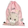 Children's shoe bag mouse pink