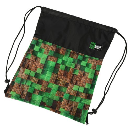 Pixel Cubes children's shoe bag