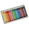 BAMBINO crayons in metal box, 24 tempera colors.