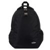 3-compartment school backpack 18 inch black Vintage black