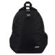 3-compartment school backpack 18 inch black Vintage black