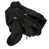 3-compartment school backpack 18 inch black Vintage black