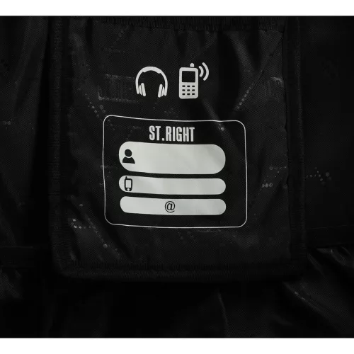 3-compartment school backpack 18 inch black Vintage black