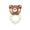 Foil balloon Rattle bear 45cm x 67cm
