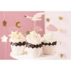 Decoration for muffin tins - Stork 11cm-12cm 7 pcs