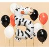 Foil birthday balloon "5" - Zebra 68x98 cm