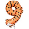 Fólia születésnapi lufi "9" - Tigris 64x87 cm