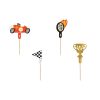 Muffin decorations Cars 12cm