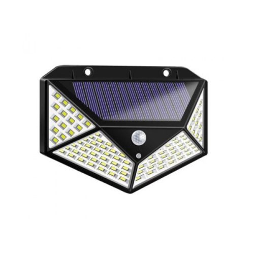 Napelemes mozgásérzékelős halogén lámpa 100LED